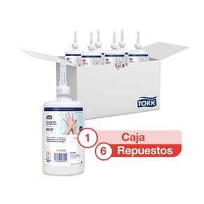Tork® Gel Antibacterial para Manos/ Premium/ 1000 ml / 6 Repuestos